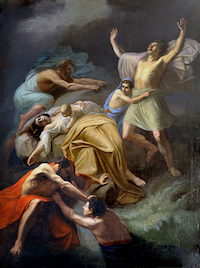 Романов В. Всемирный потоп. Россия,конец XIX в. Х., м. 227,5х171,5