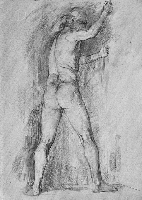 Drawing на русском. Академия Глазунова натурщик. Натурщик спиной. Рисование натура со спины. Обнаженка Графика Академия художеств.